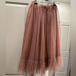 MIDI tulle skirt